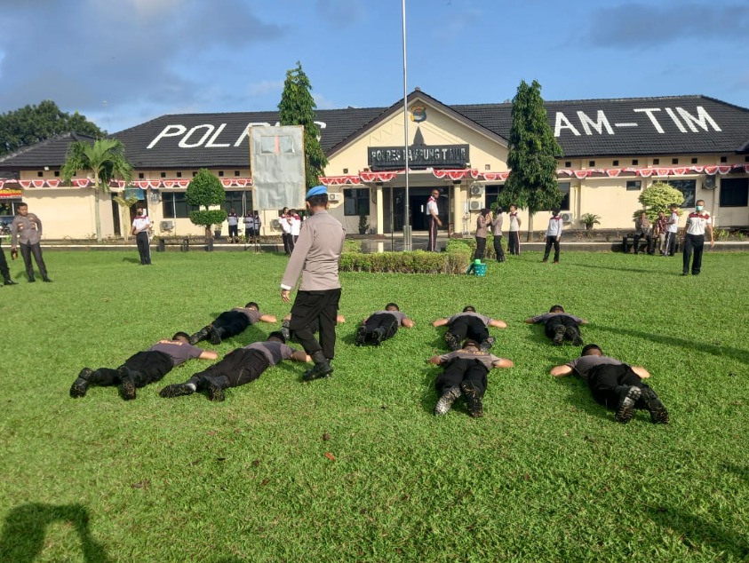 Polres Lampung Timur Terima 10 Orang Bintara Remaja