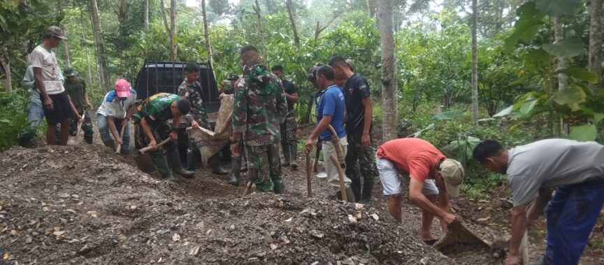 Wujud Pengabdian Kepada Masyakat Melalui TMMD Ke-114, Masyarakat Babakan Loa : Terimakasih TNI 0421/LS