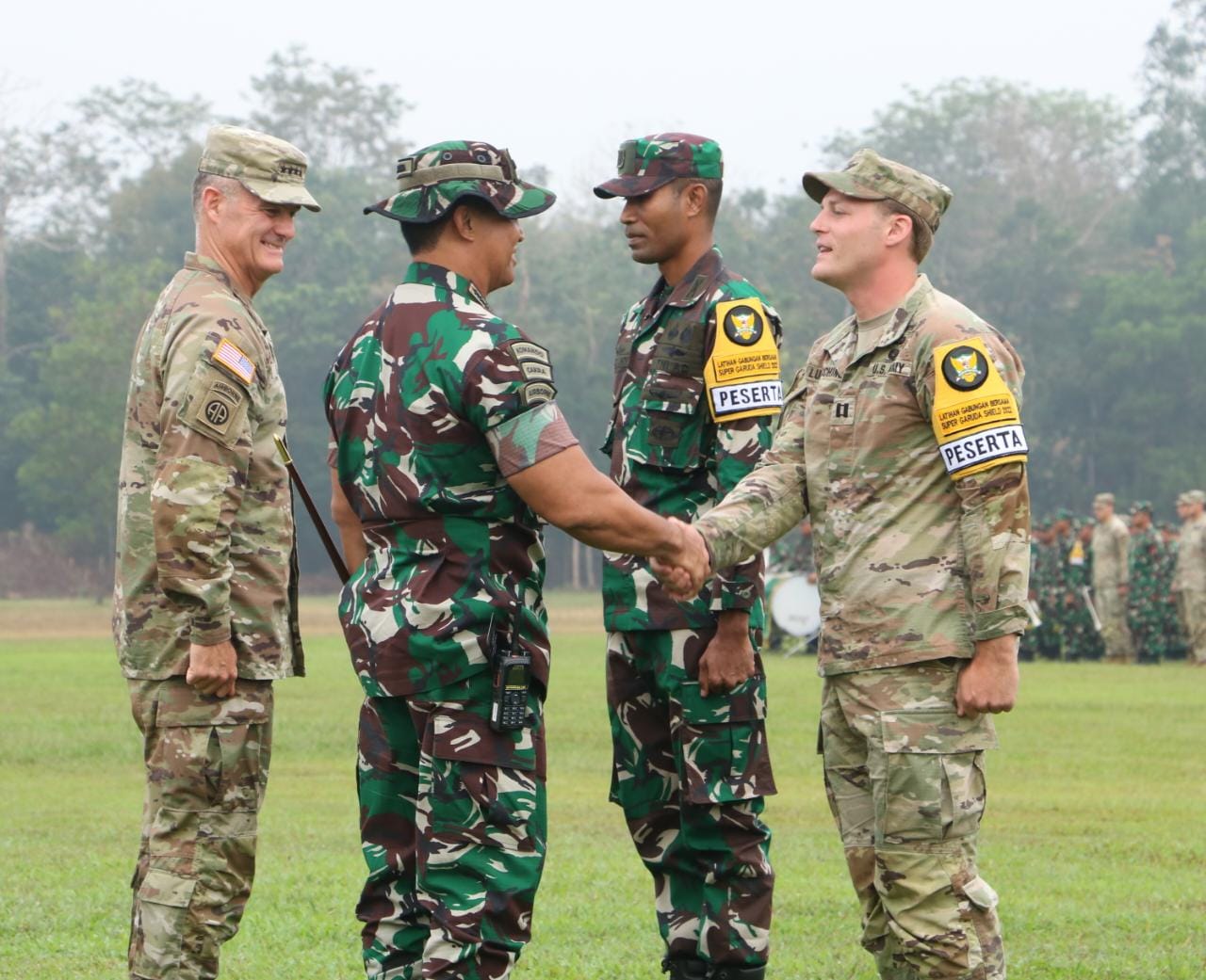 Wakili TNI AU, Lanud BNY Ikuti Upacara Pembukaan Latgabma Super Garuda Shield 2022