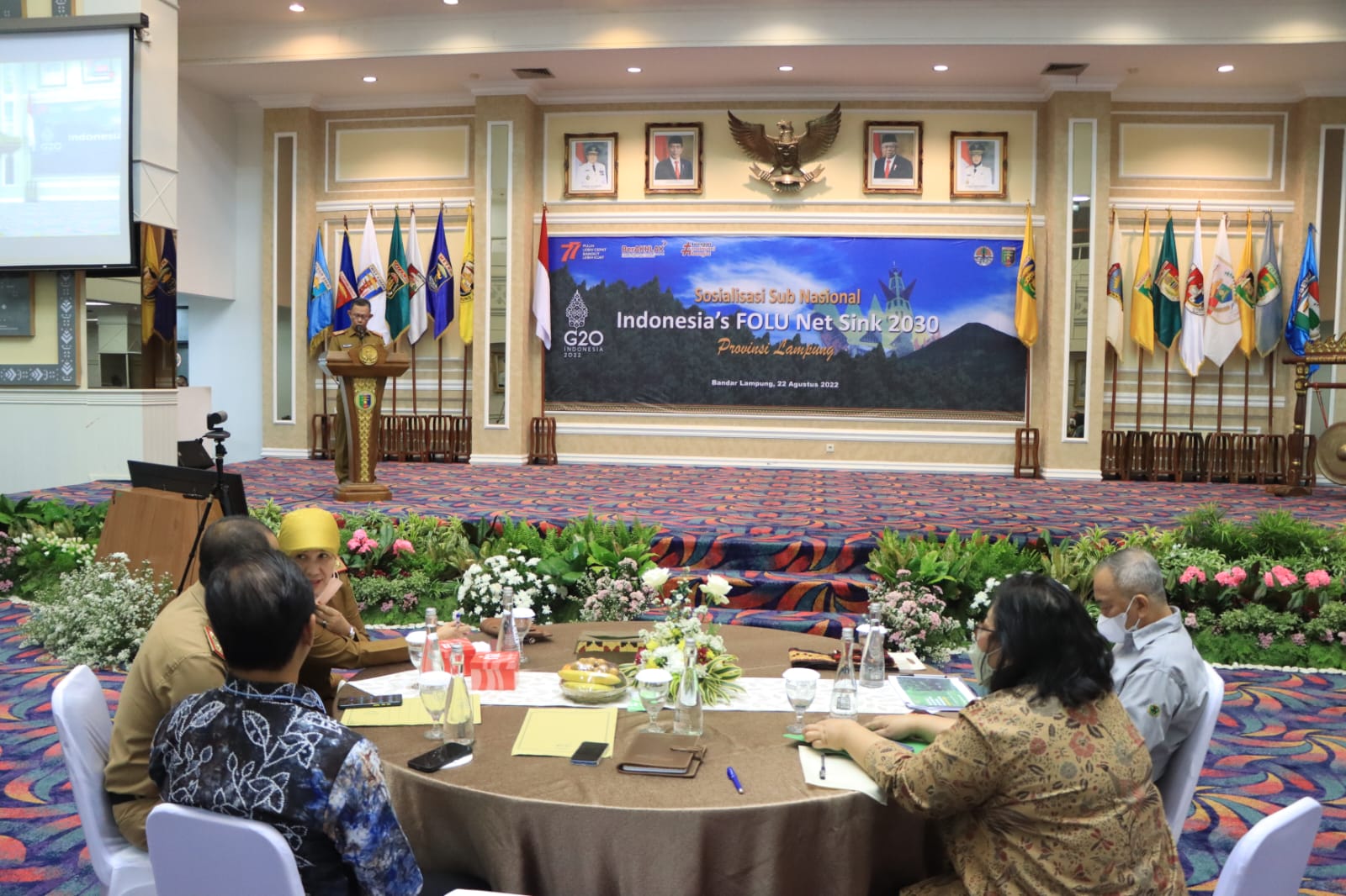 Sosialisasi Sub Nasional Indonesia’s Forestry and Other Land Use (FOLU) Net Sink 2030 Digelar, Sekdaprov Wakili Gubernur Buka Acara
