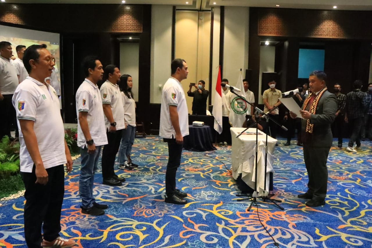 Pengukuhan dan Pelantikan Pengurus Perbasasi Provinsi Lampung Masa Bakti 2022-2026, Gubernur Lampung Dukung Program ”Anak Muda Berjaya,”