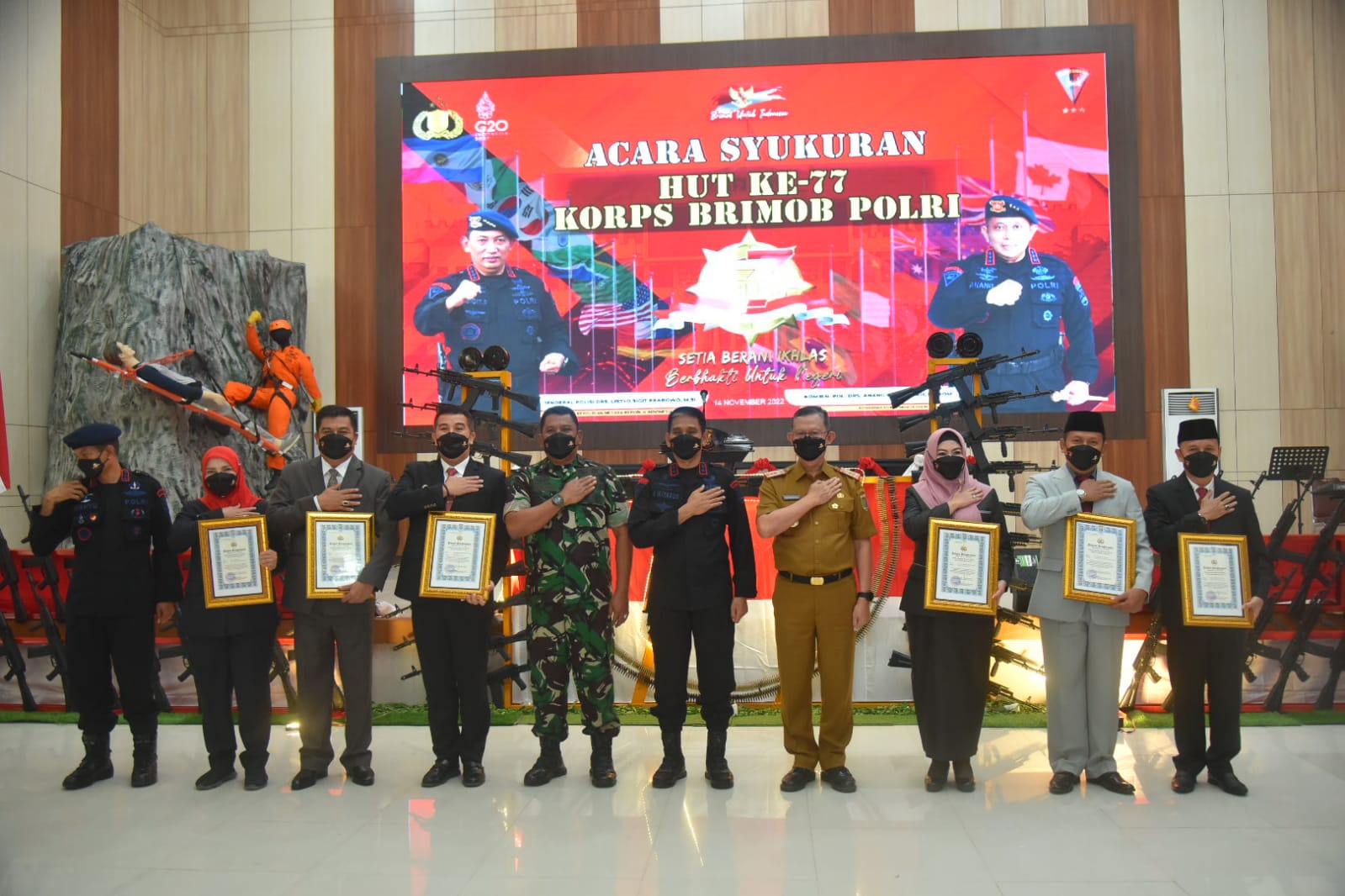 Pesan Kapolri Pada HUT Brimob Polri