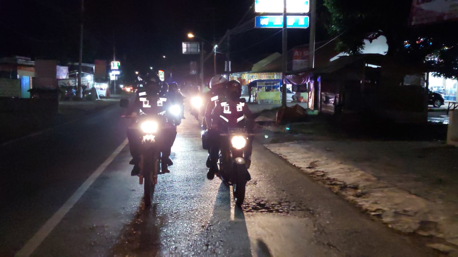 Polres Pesawaran laksanakan patroli diwilayah Kabupaten Pesawaran