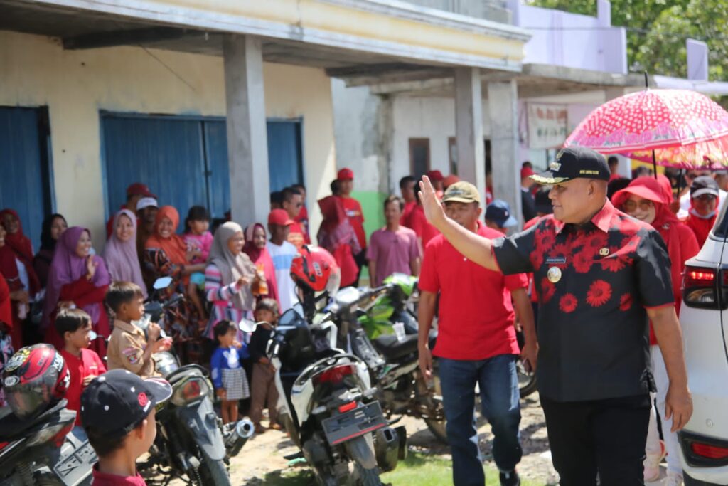 Bupati Lamsel Resmikan Jalan Cor Beton Dusun Kuala Jaya Kec. Sragi, Mimpi Warga Akhirnya Terwujud