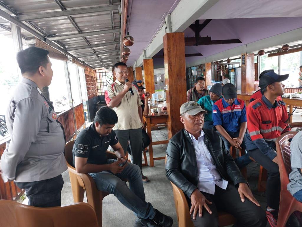 KSKP Bakauheni Cipta Kamtibmas Dengan Gelar Jum’at Curhat Di Areal Dermaga I Pelabuhan Bakauheni