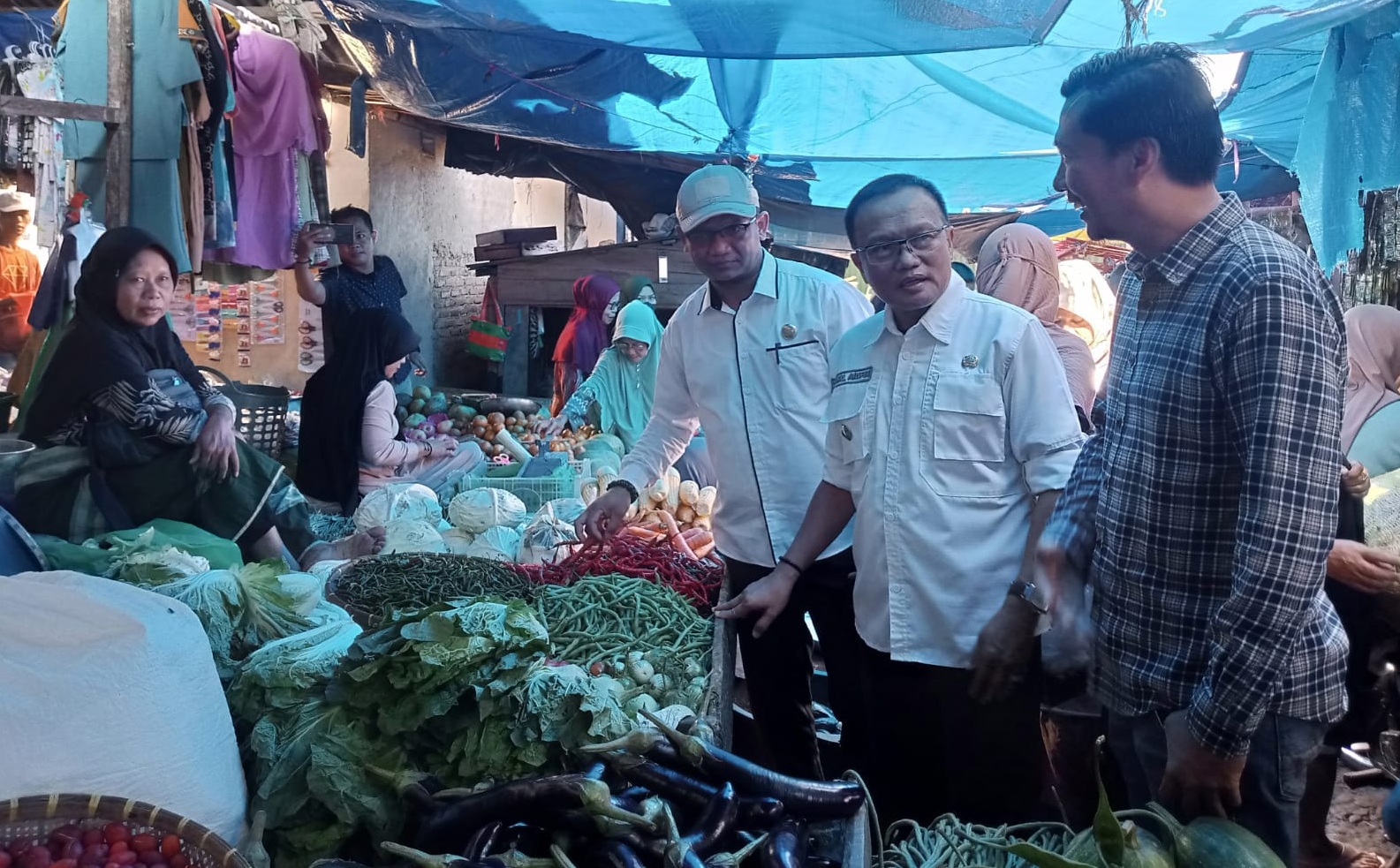 Pemkab Pesawaran Sidak Pasar di Pasar Kedondong
