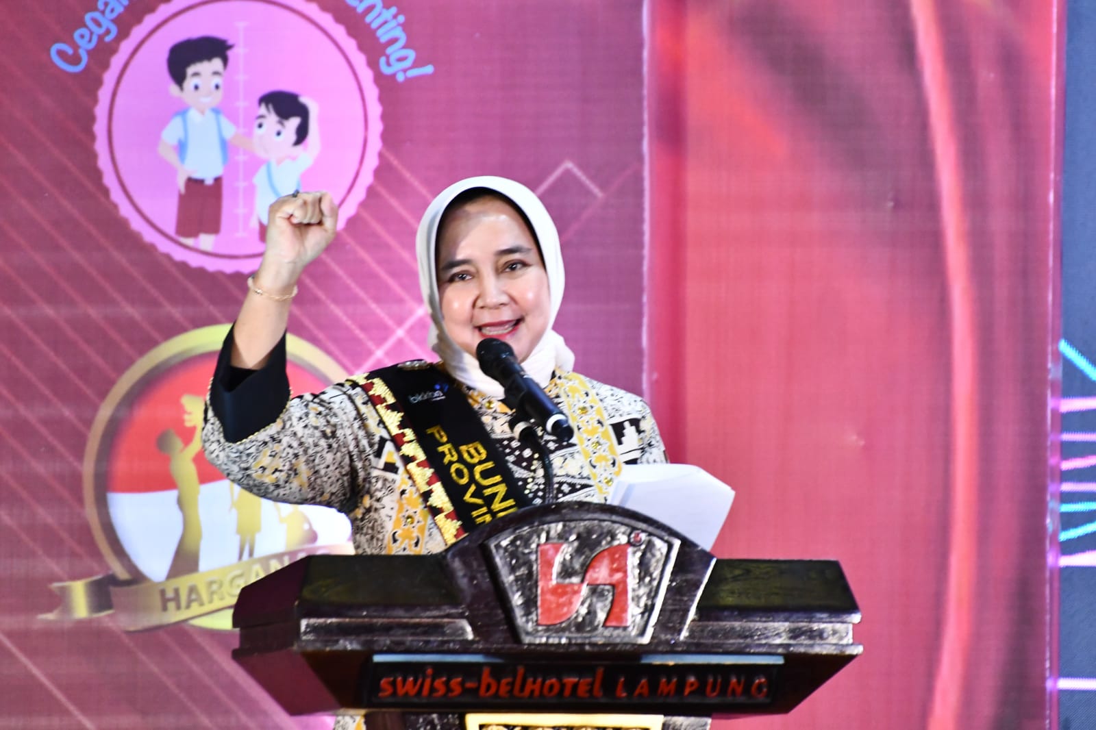 Buka Acara Puncak GenRe Award 2023, Ketua TP PKK Provinsi Lampung Minta Duta GenRe Menjadi Teladan dan Contoh Bagi Remaja