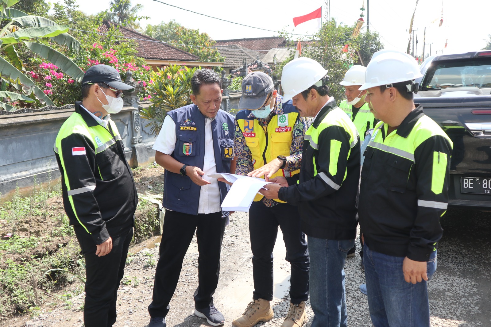 Pemprov Lampung Bersama Balai Besar Jalan & Jembatan Kementerian PUPR Tinjau Perbaikan Sejumlah Infrastruktur di Provinsi Lampung