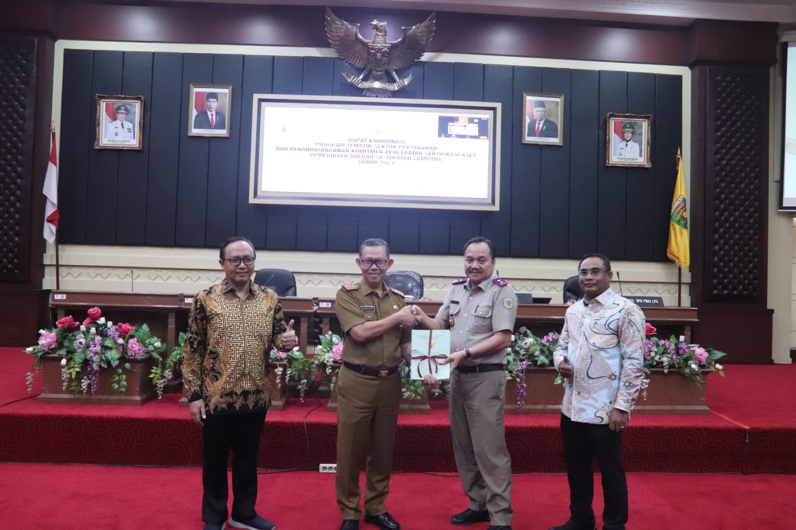 Pemprov Lampung Galang Usaha Akselerasi Sertifikasi Aset Daerah dan Penyelesaian Aset Tanah 2023