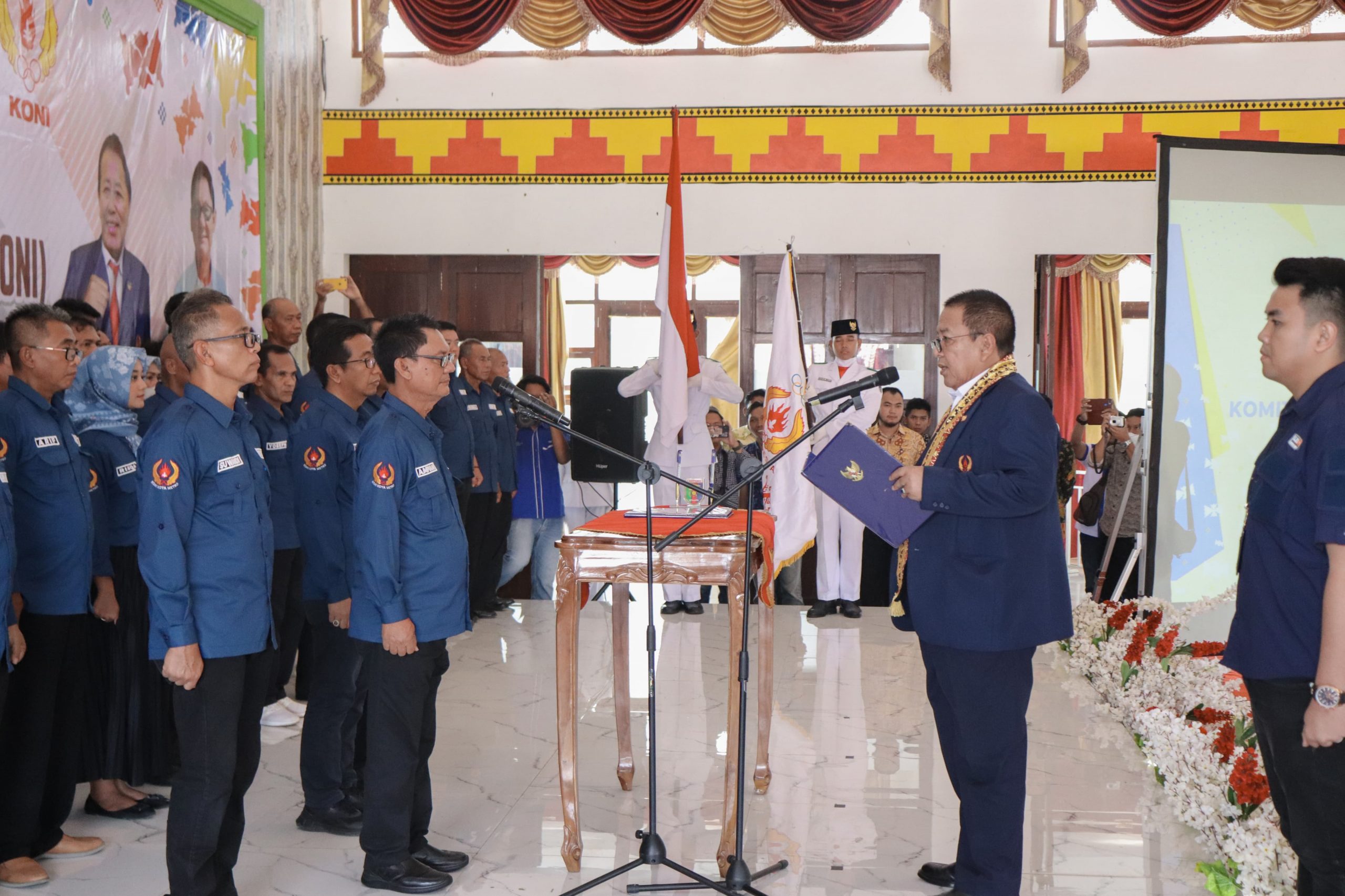 Gubernur Arinal Djunaidi Selaku Ketua Umum KONI Provinsi Lampung, Lantik Pengurus KONI Kota Metro Masa Bakti 2023-2027