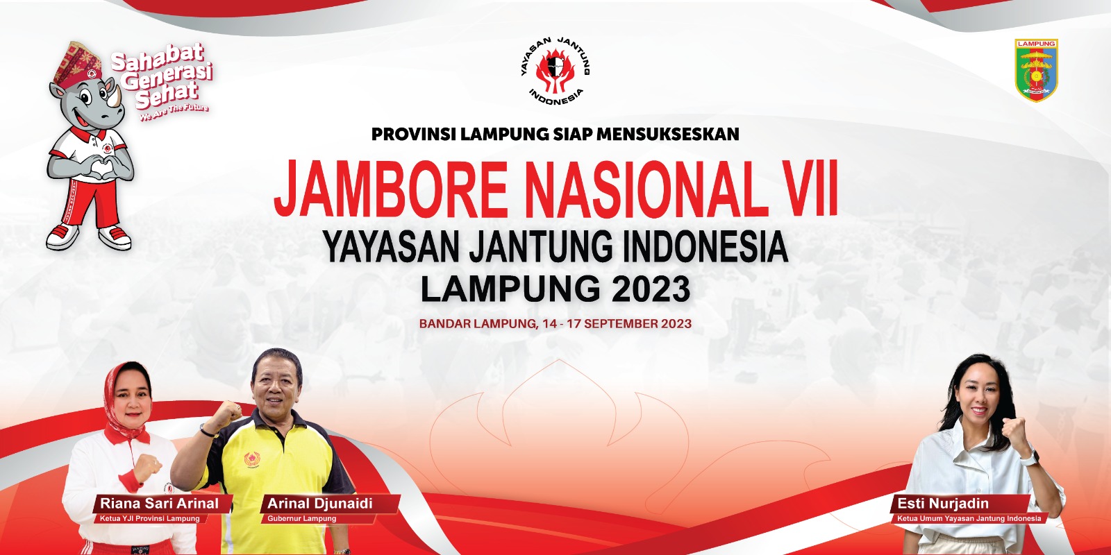 Jambore Nasional Yayasan Jantung Indonesia Segera Digelar Di Provinsi Lampung, 14 – 17 September 2023