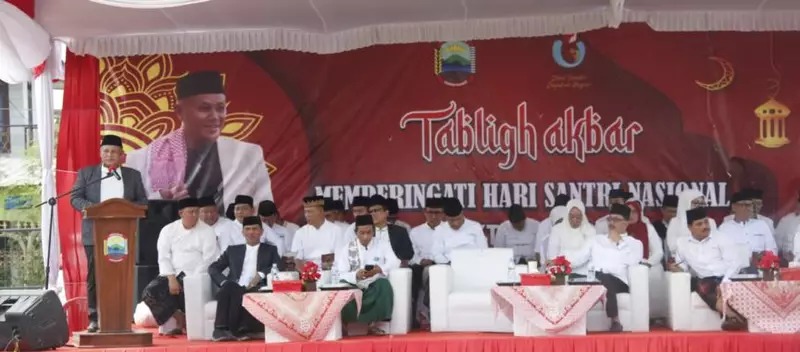 Dipusatkan di Kecamatan Natar, Pemkab Lampung Selatan Gelar Peringatan Hari Santri Tahun 2023