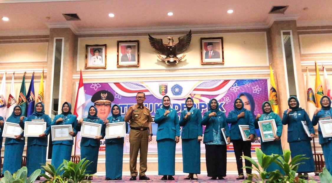 Temu Kader PKK se-Provinsi Lampung, Ajang Peningkatkan Kapasitas, Wawasan dan Memotivasi Kader Untuk Berinovasi