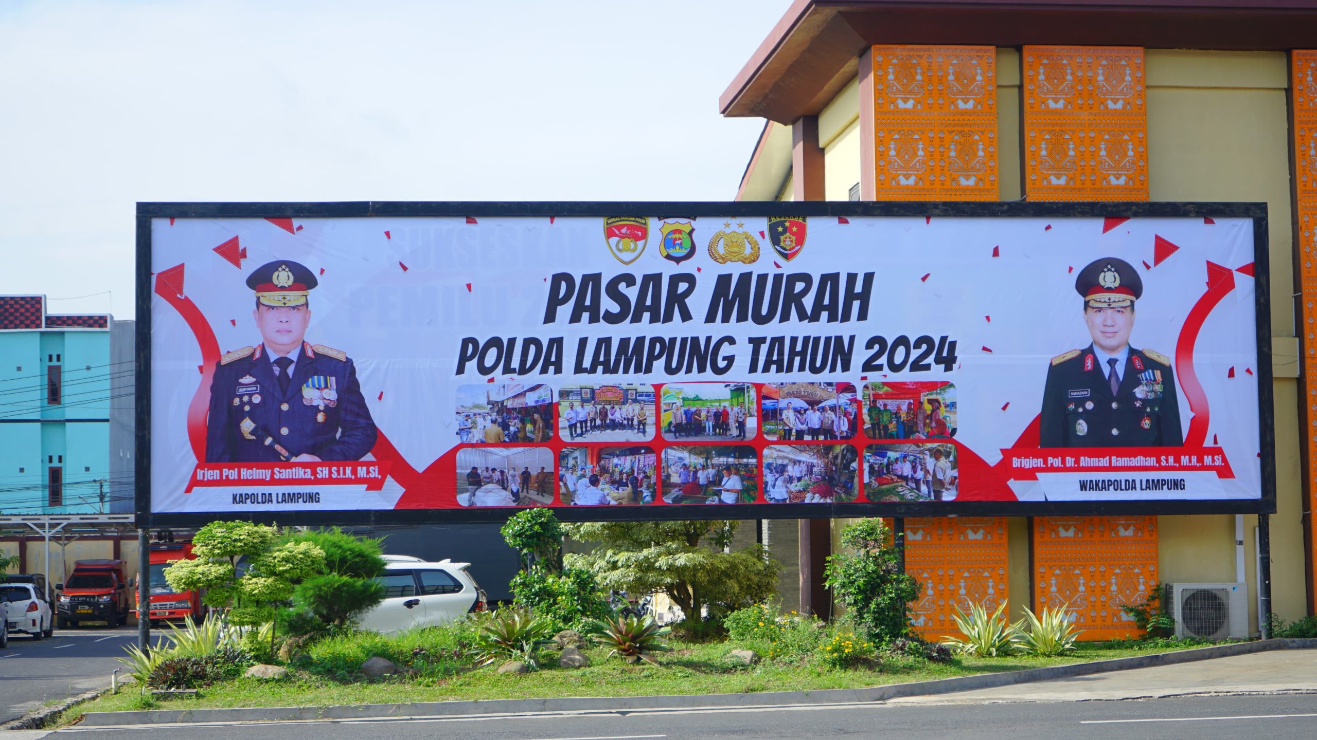 Sukses Diserbu Warga, 15 Ton Beras-750 Kg Telur Ayam Pasar Murah Polda Lampung Ludes