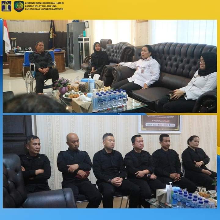 Kunjungan Kerja Kepala Kanwil Ke Rutan Bandar Lampung