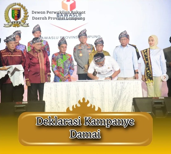 Bapak Ahmad Giri Akbar, SE., M.B.A., Mengikuti Kegiatan Deklarasi Kampanye Pilkada Damai