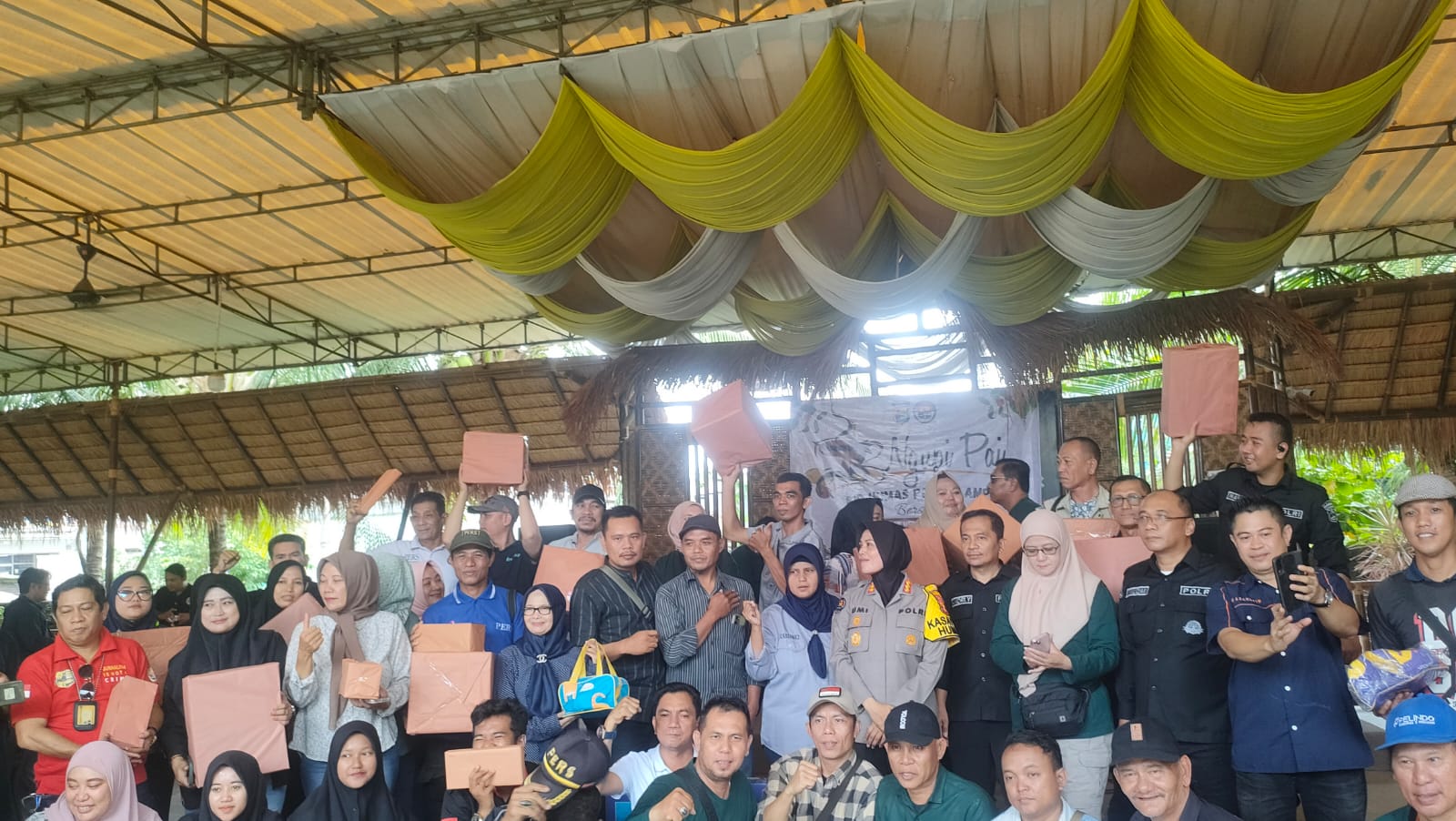 Gerting Bidhumas Polda Lampung Bersama Mitra Jurnalis Polda Lampung