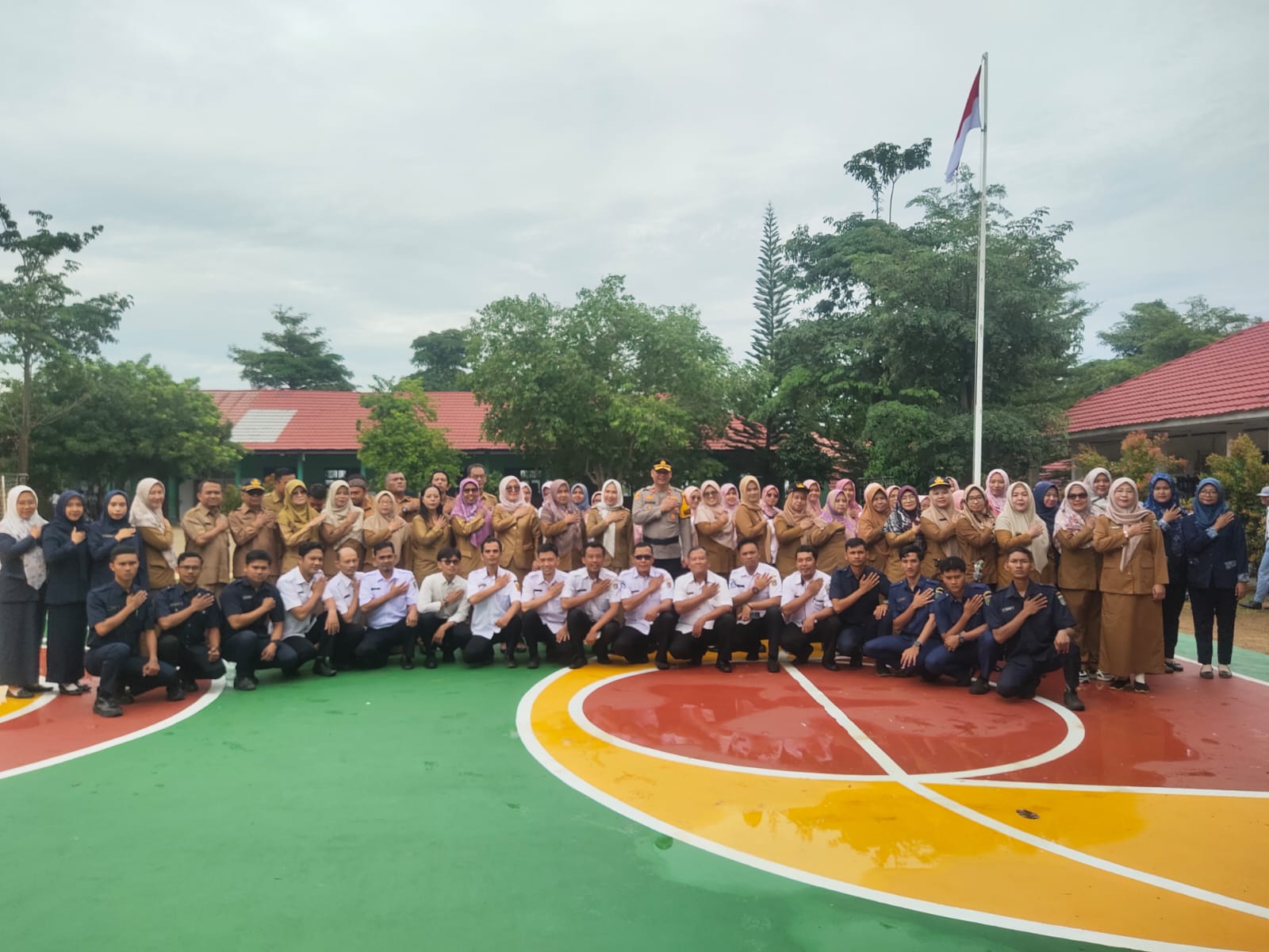 PJU Polres Pesawaran Sampaikan Pesan Penting di Police Goes to School: Bangun Karakter Disiplin dan Jauhi Pengaruh Negatif