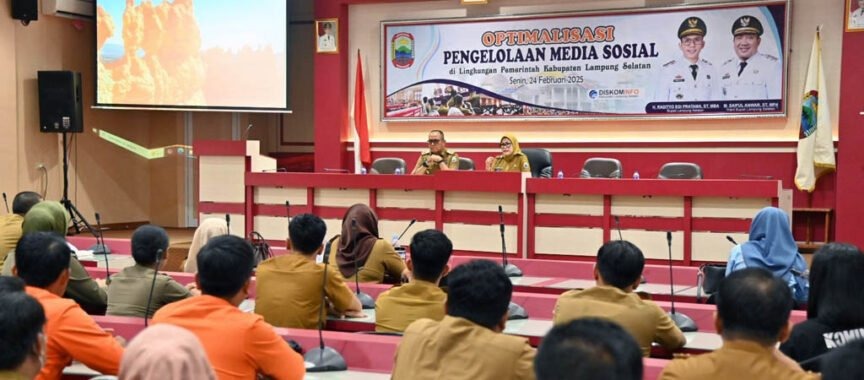 Tingkatkan Optimalisasi Pengelolaan Medsos, Pemkab Lampung Selatan Gelar Pelatihan Konten Kreator