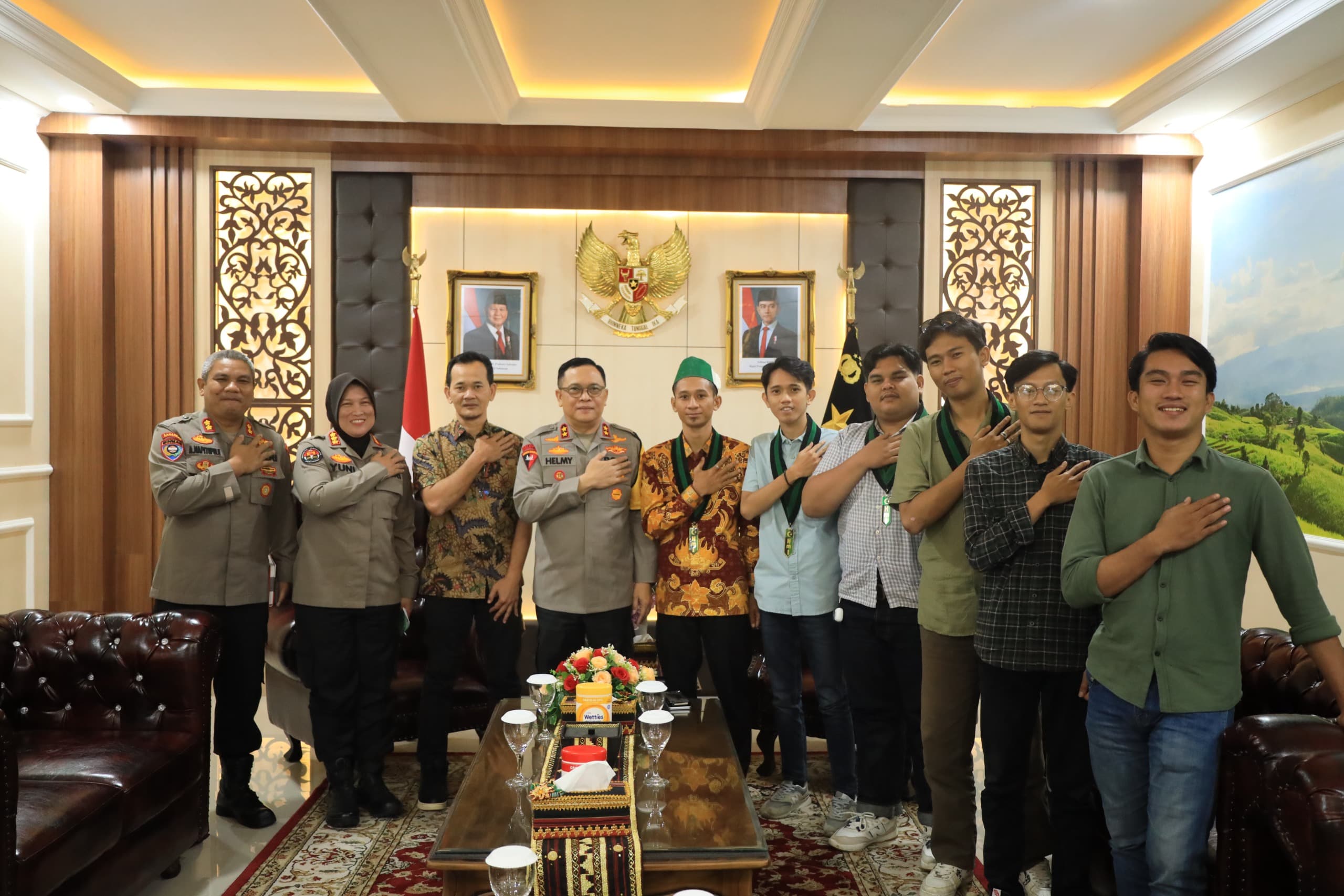 Kapolda Lampung Audiensi dengan Pengurus HMI Cabang Bandar Lampung