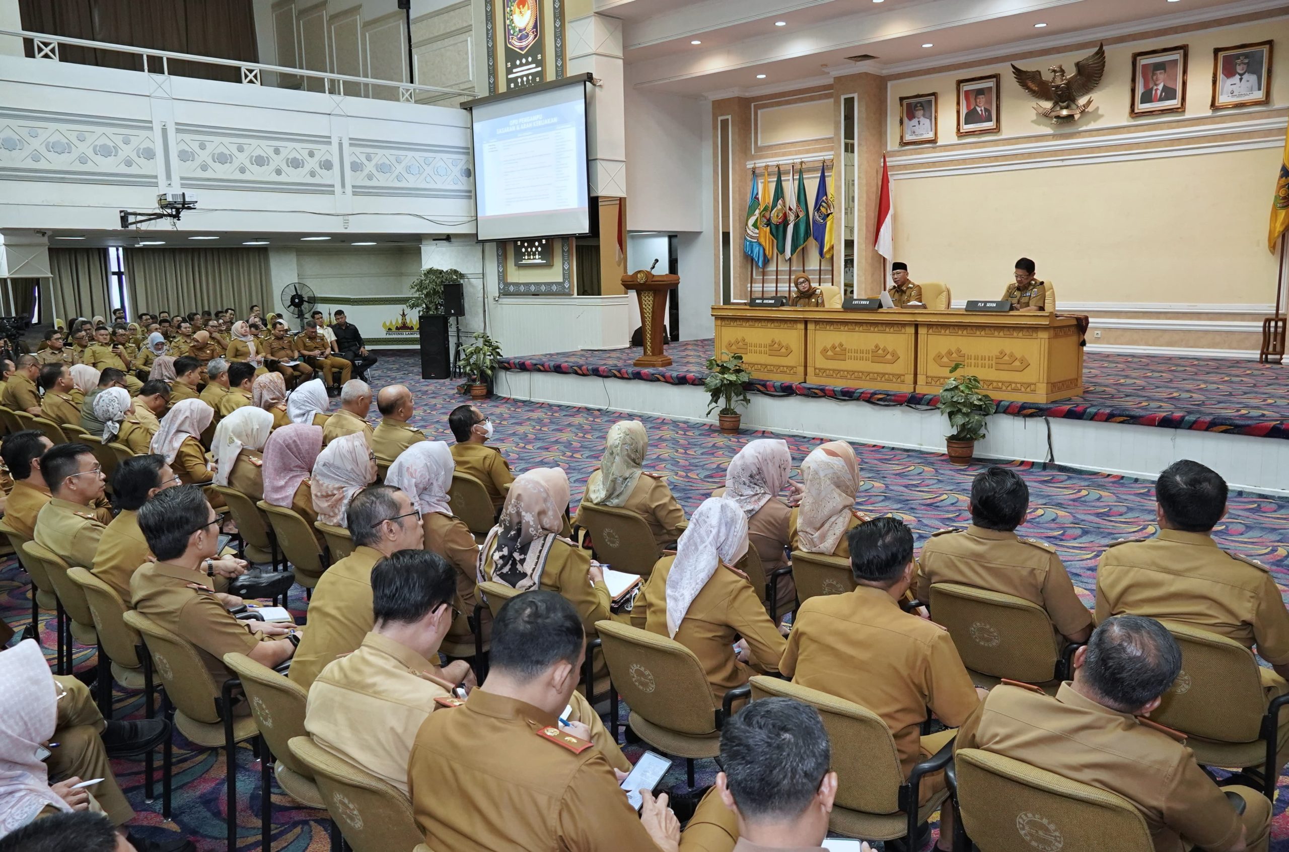 Gelar Briefing Perdana, Gubernur dan Wakil Gubernur Lampung Tekankan Profesionalisme dan Program Prioritas Pembangunan di Provinsi Lampung