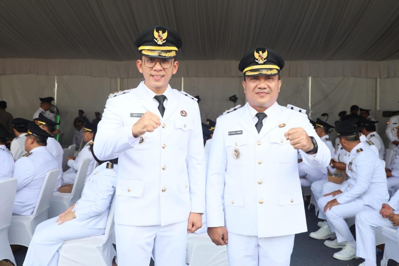Usai Dilantik Presiden, Radityo Egi Pratama-M. Syaiful Anwar Ikuti Proses Sertijab Kepala Daerah di Provinsi Lampung