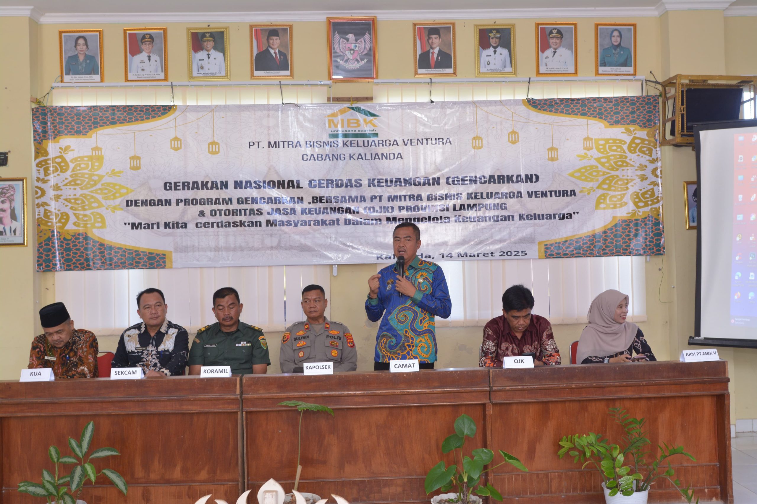 Gandeng OJK, PT MBK Ventura Adakan Gerakan Nasional Cerdas Keuangan di Kalianda