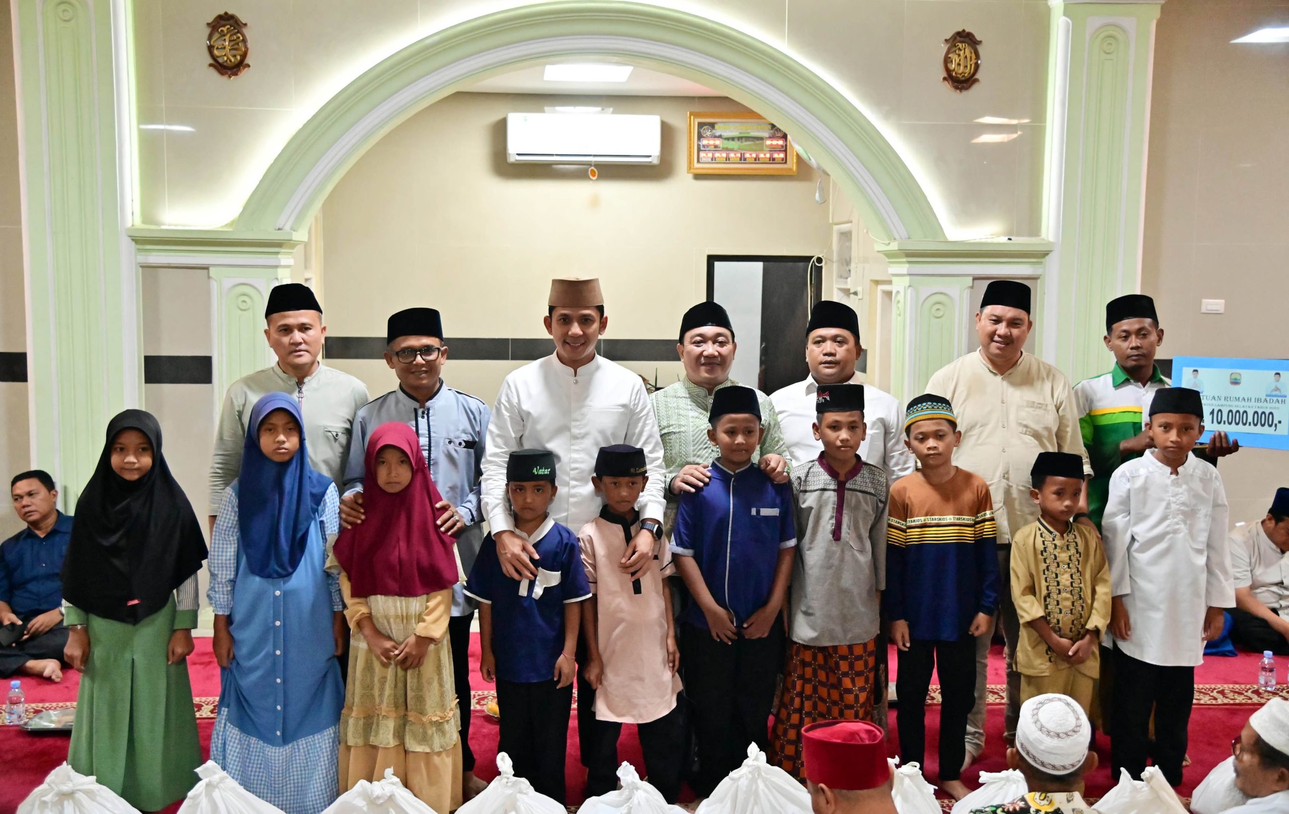 Safari Ramadan, Egi-Syaiful Salat Tarawih Masjid Baiturrahman Bakauheni