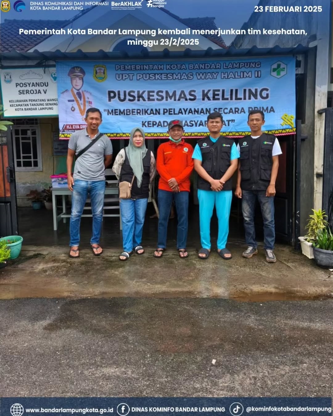 Pemerintah Kota Bandar Lampung kembali menerjunkan tim kesehatan