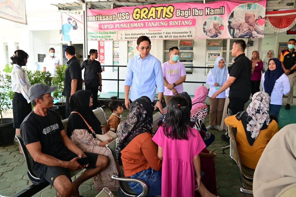 Pastikan Pelayanan Kesehatan Berjalan Baik, Bupati Egi Sidak PRI Tanjung Bintang