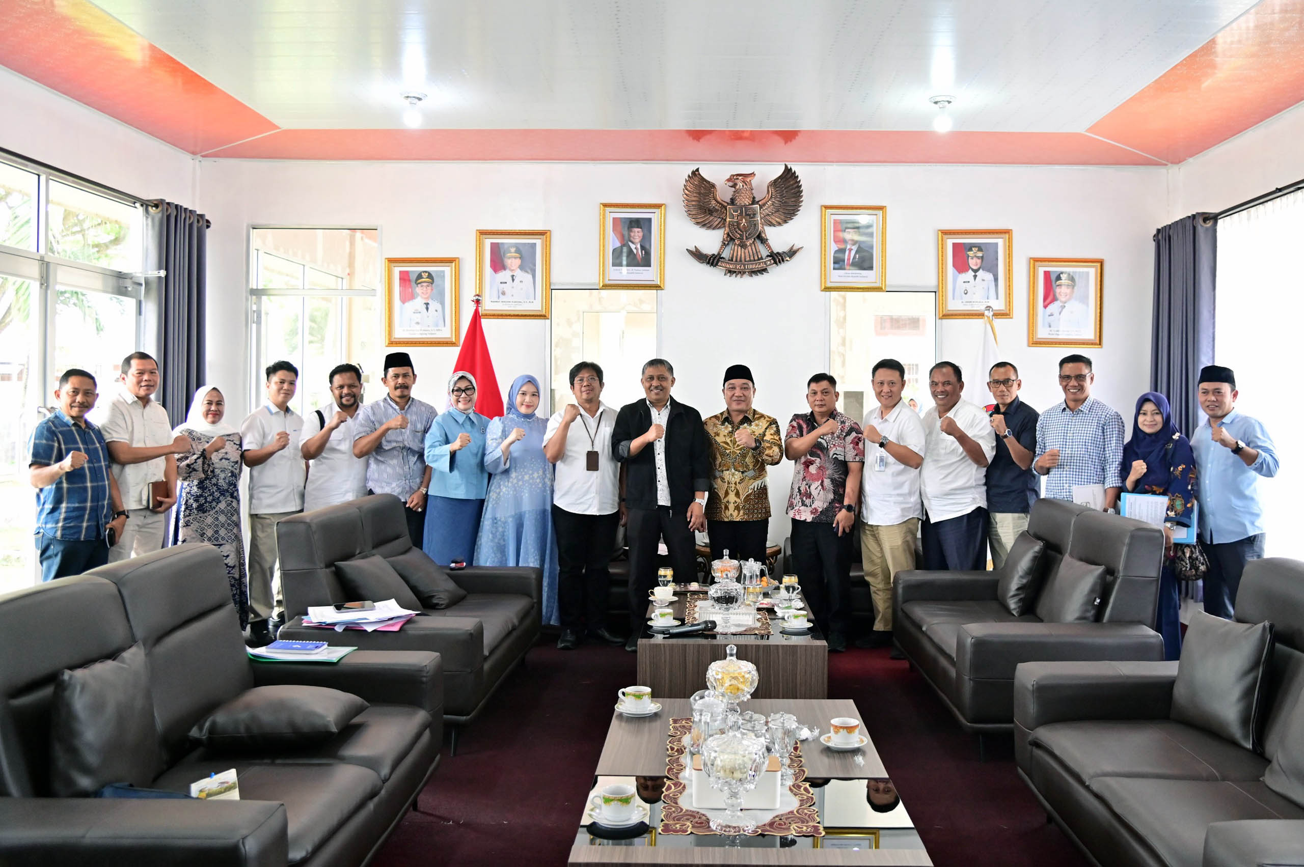 Bahas Kesiapan Swasembada Pangan, Bupati Egi Audiensi Bersama Dirjen Holtikultura, Tenaga Ahli Menteri Kementan dan Bulog Provinsi Lampung