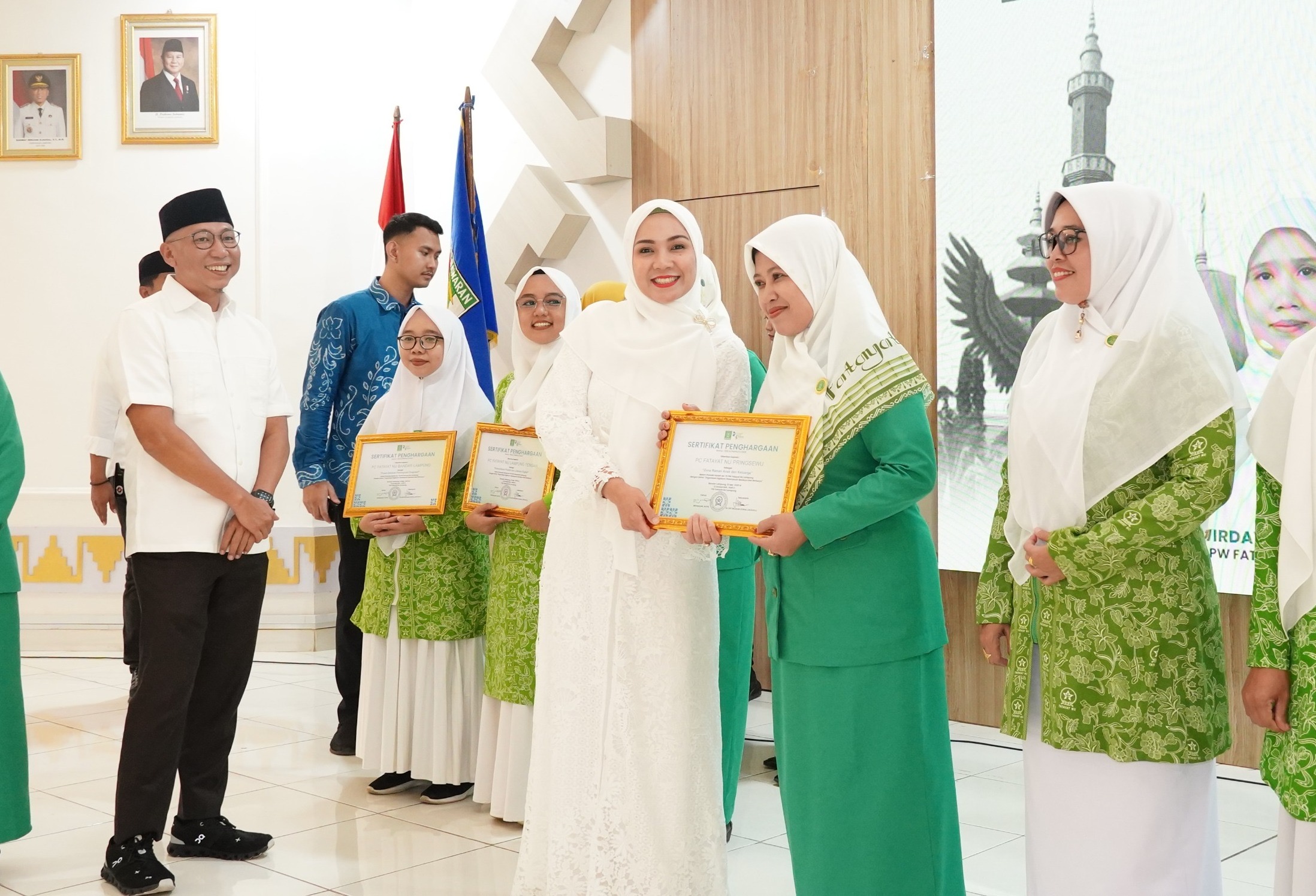 Gubernur Mirza Apresiasi Peran Strategis Fatayat NU dalam Pemberdayaan Perempuan