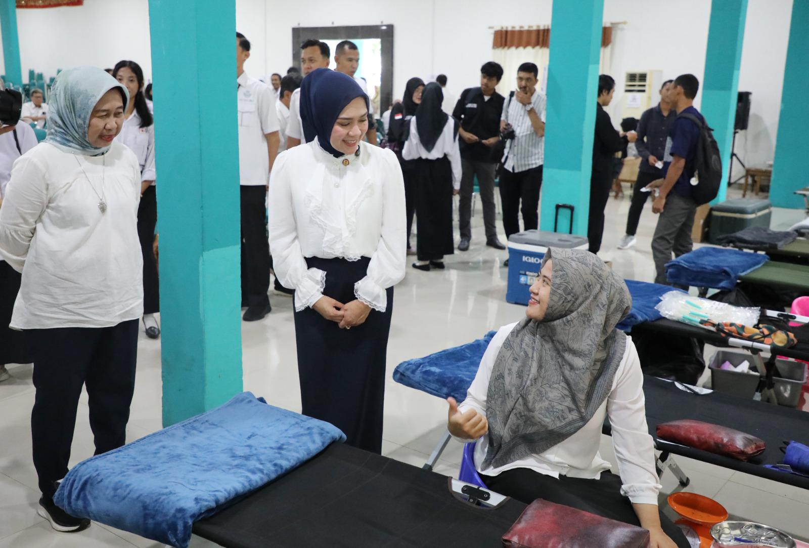 Ketua PMI Provinsi Lampung Apresiasi Semangat Kemanusiaan Mahasiswa Unila