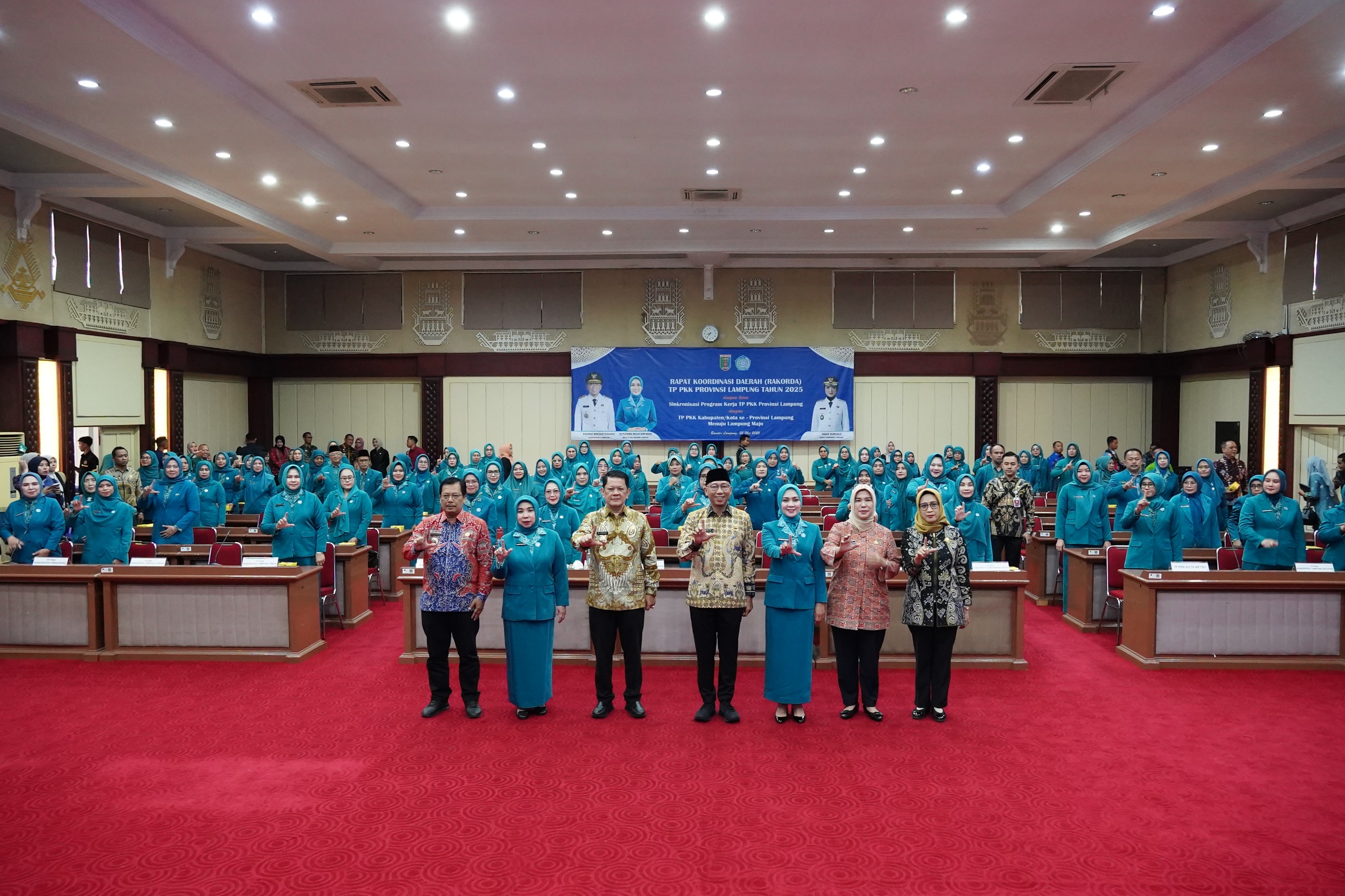 Rakorda TP PKK Lampung, Perkuat Peran Perempuan dalam Membangun SDM dan Ekonomi