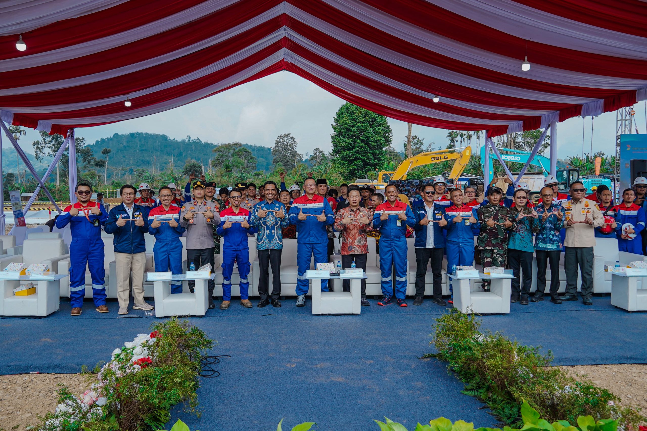 Lampung Dukung Energi Terbarukan, Groundbreaking Eksplorasi Gunung Tiga Resmi Dimulai