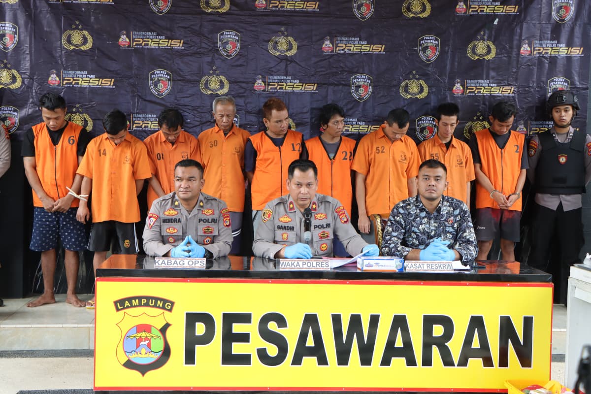 Spesialis Bongkar Alfamart Di Ungkap Polres Pesawaran