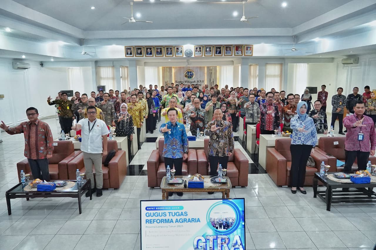 Pemprov Lampung Dorong Reforma Agraria Jadi Pilar Ekonomi Berbasis Desa