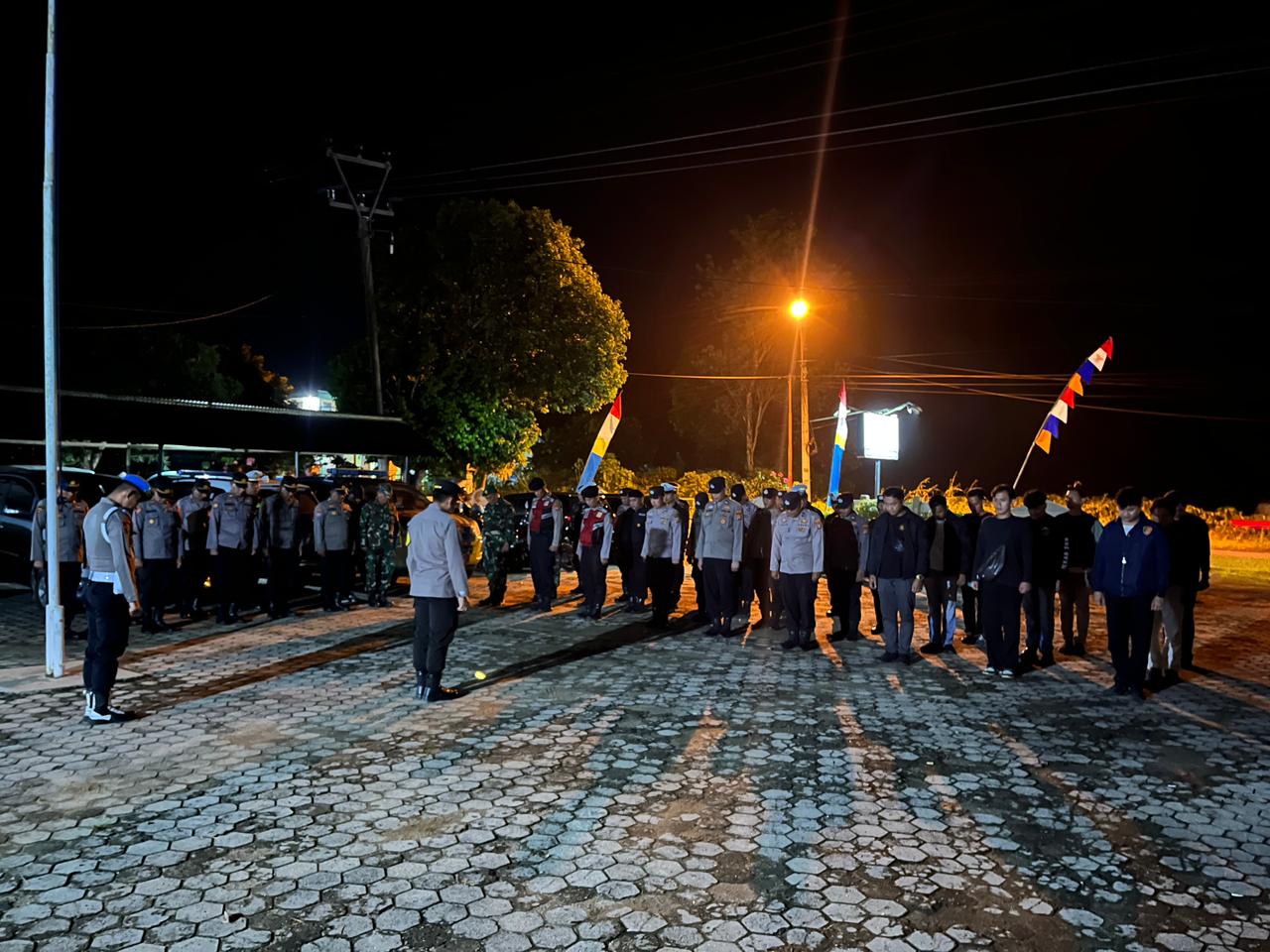 Jaga Kondisi Kamtibmas Jelang Kunker Presiden, Polres Lampung Utara Gelar Patroli