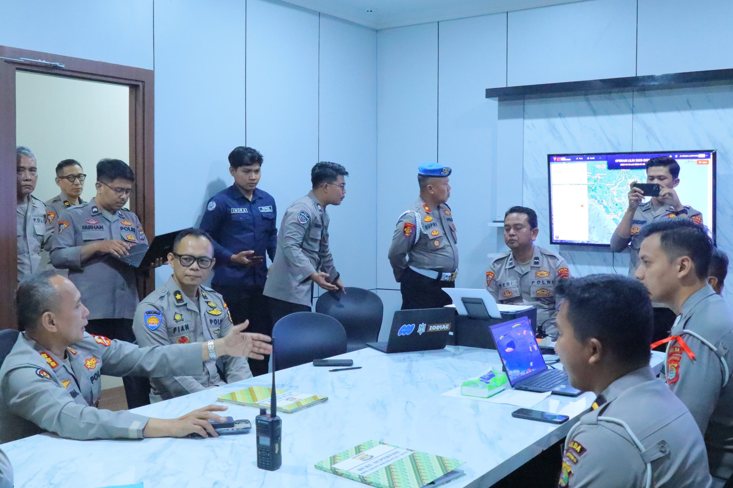 Mabes Polri Turunkan Tim Supervisi Operasi Lilin Krakatau 2025 Di Polda Lampung