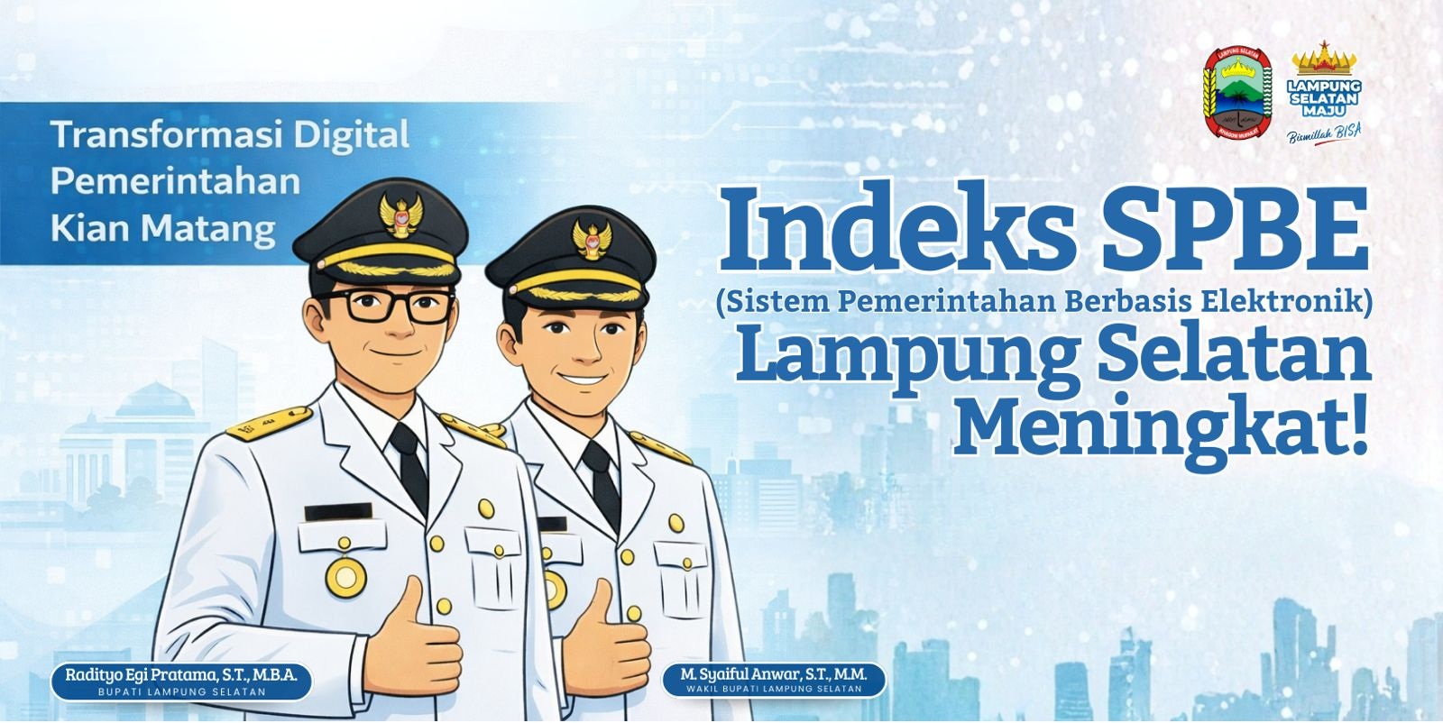 Indeks SPBE Lampung Selatan Naik Jadi 3,34, Transformasi Digital Pemerintahan Kian Matang