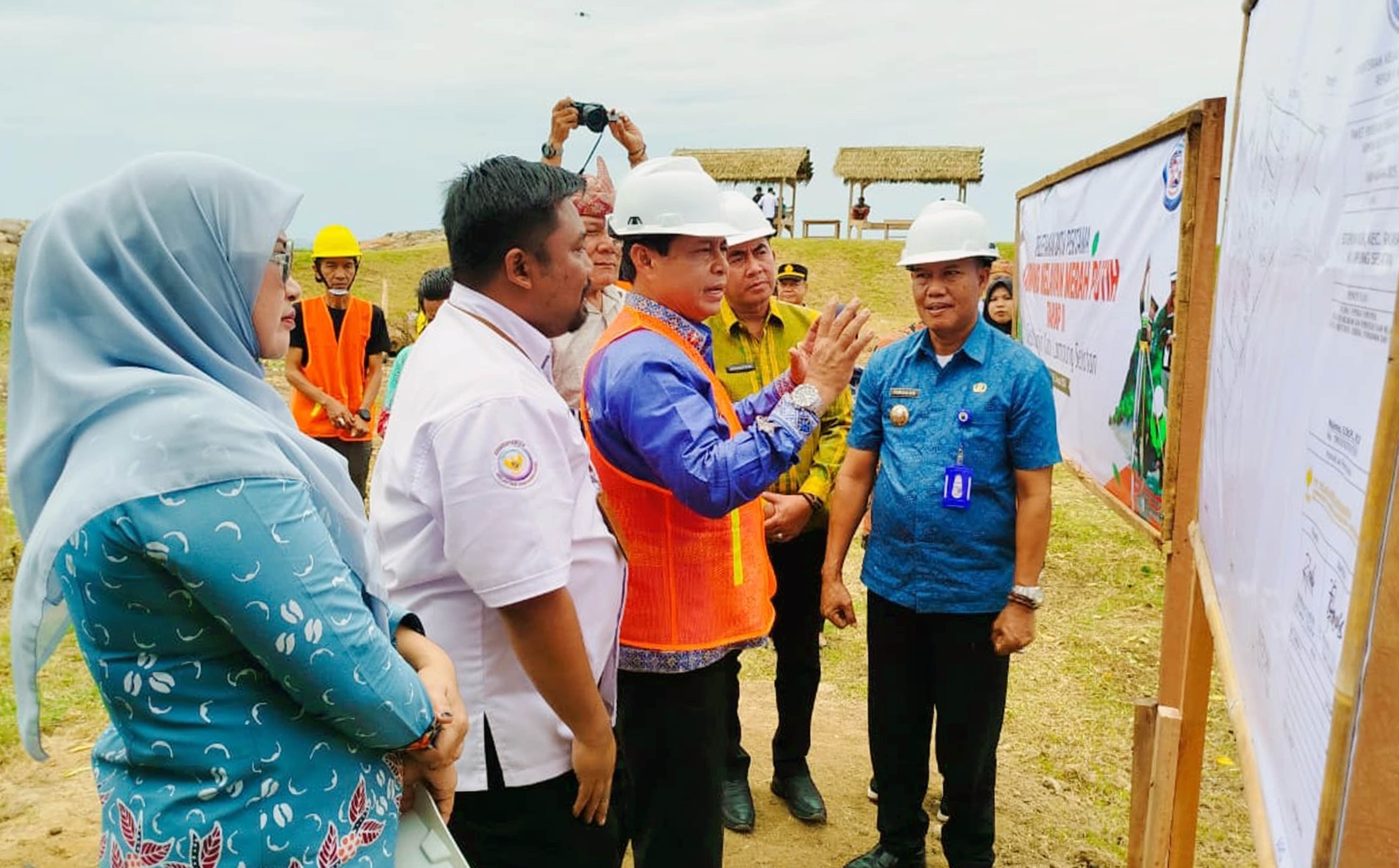 Lampung Selatan Kembali Jadi Lokasi  Strategis Program Nasional Kampung Nelayan Merah Putih Dibangun Didesa Kunjir
