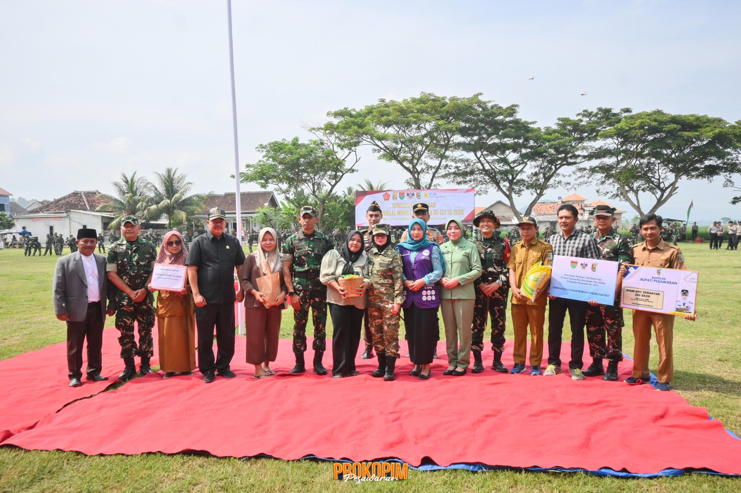 Upacara Pembukaan TMMD ke-127, Perkuat Sinergi TNI dan Pemerintah Daerah Membangun Desa