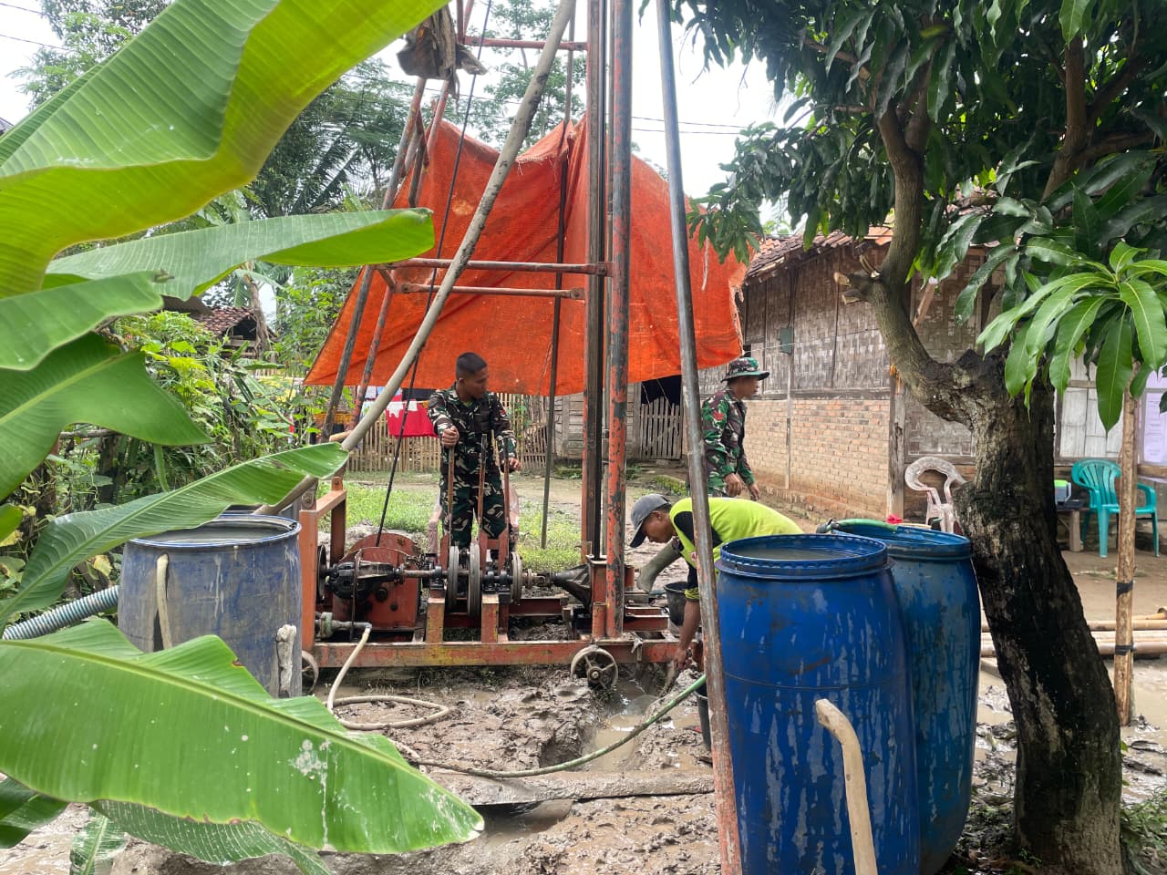 Progres Pembangunan Sumur Bor TMMD di Sejumlah Titik Guna Perkuat Akses Air Bersih untuk Warga