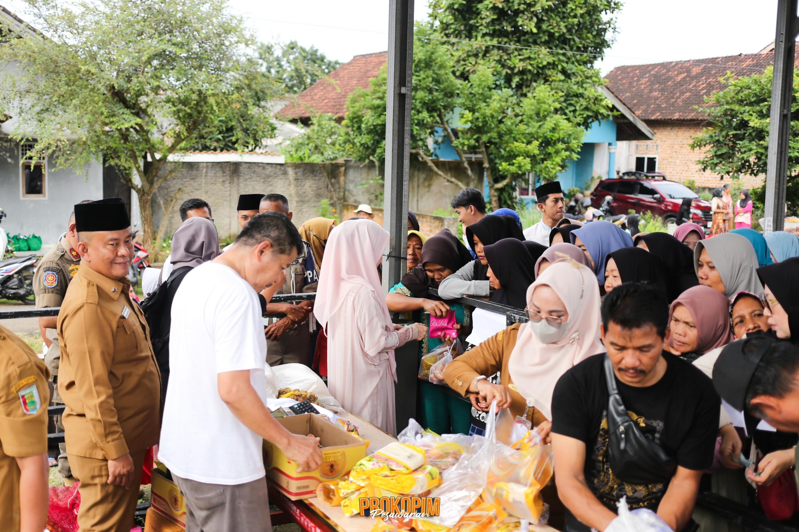 Pemkab Pesawaran Gelar Pasar Murah, Bantu Warga Penuhi Kebutuhan Pokok di Bulan Ramadan