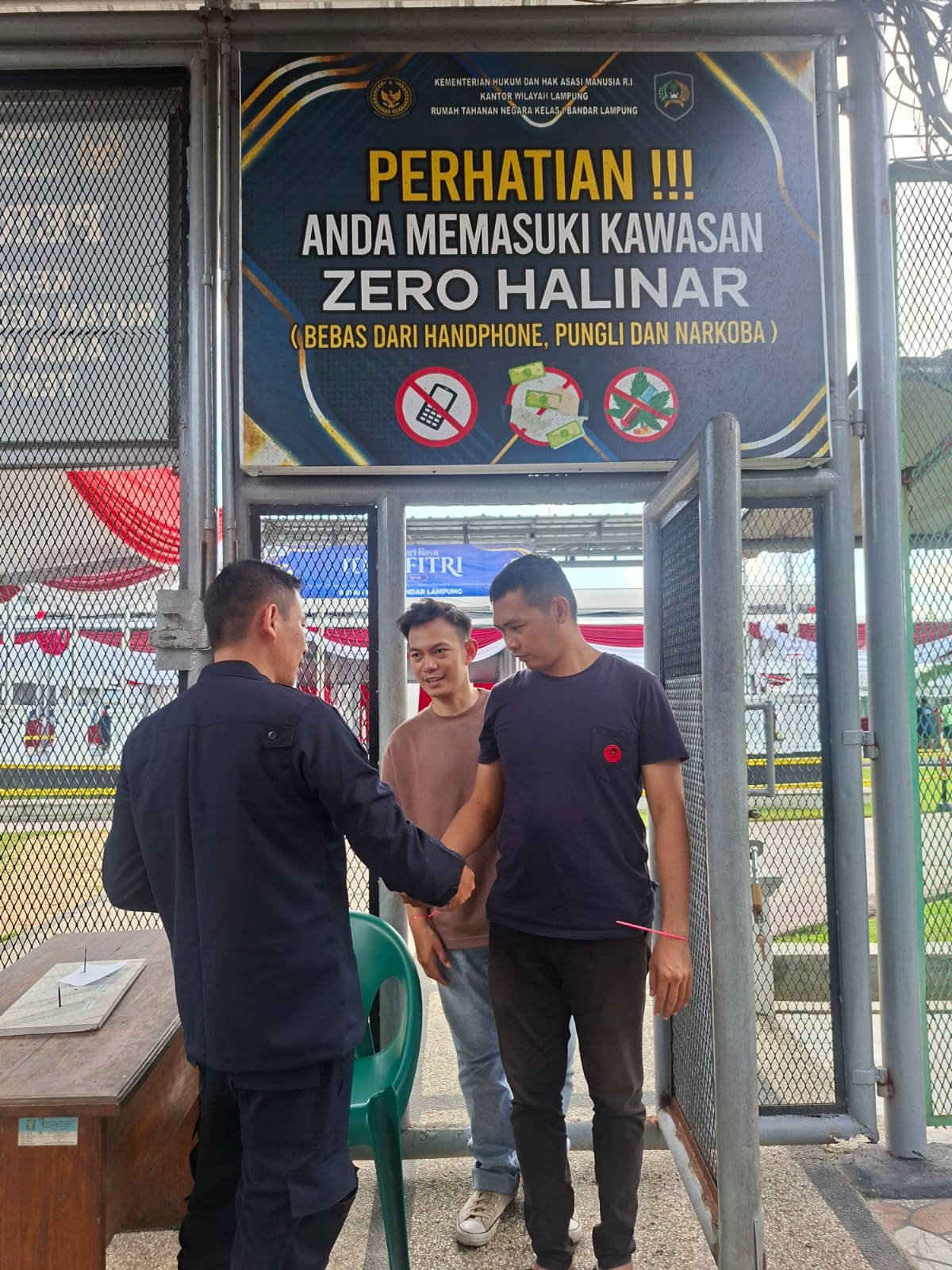 Rutan Kelas I Bandar Lampung Gelar Simulasi Alur Kunjungan Idul Fitri 1447 H